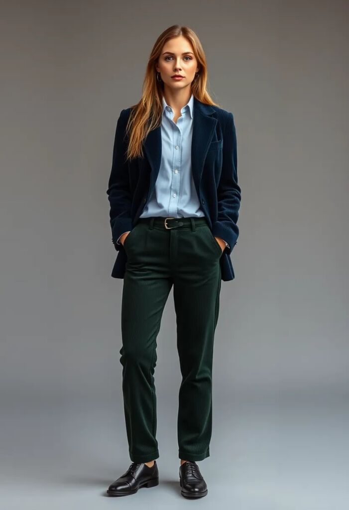 Corduroy Blazer and Trousers