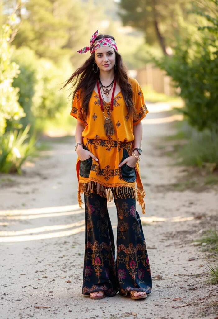 Key Fashion Elements Hippie Style