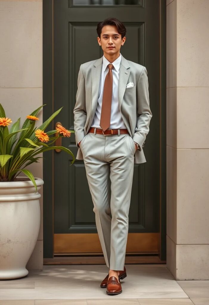 Linen Suit