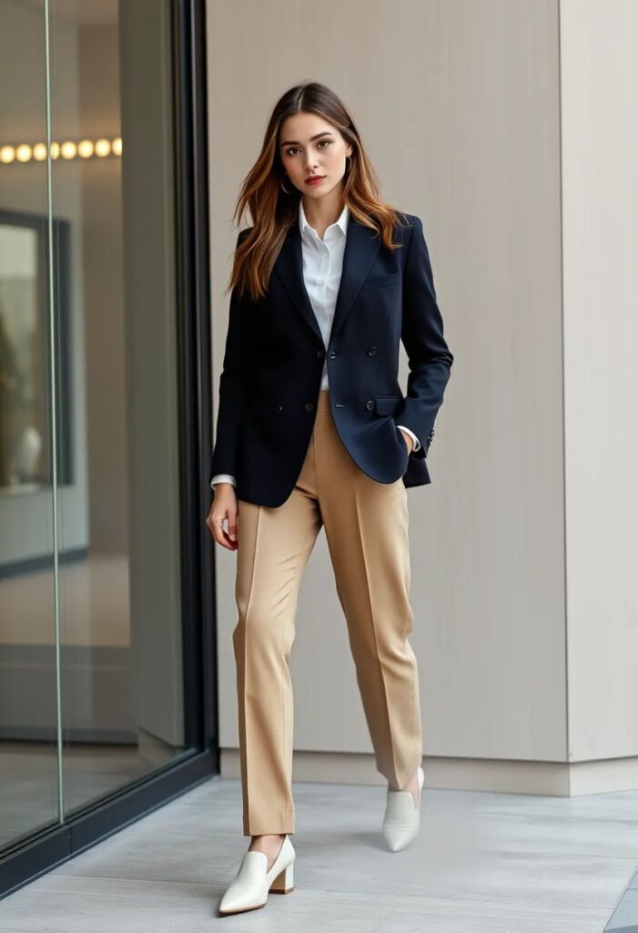 Polished Dress Shirt and Trousers by Burberry