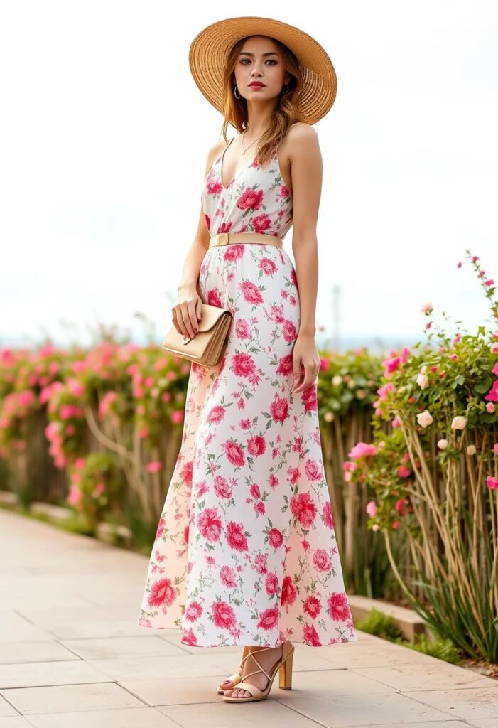 The Romantic Floral Maxi Dress