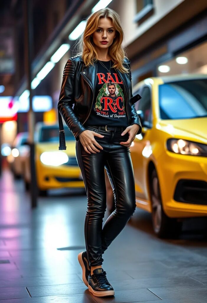 Band T-Shirts and Leather Pants