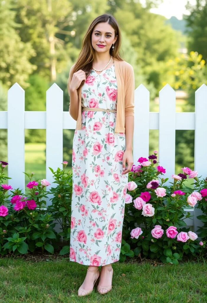 Feminine Floral Dress