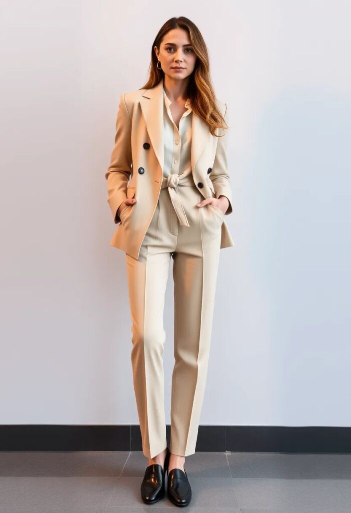 Office-Friendly Blazer and Trousers