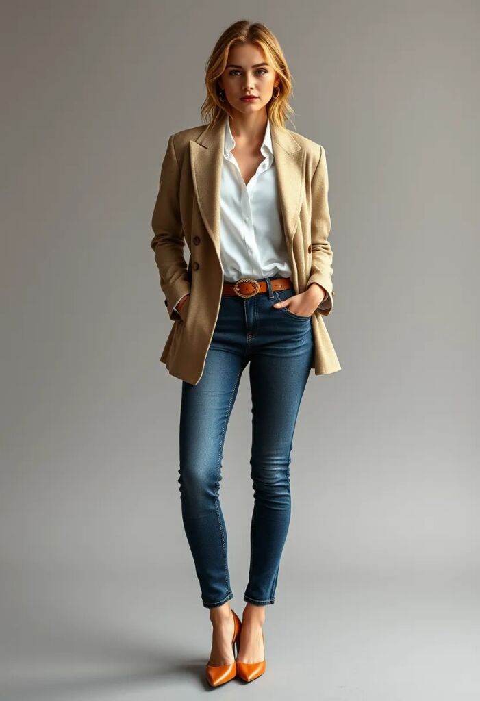 Oversized blazers and SkinnyJeans