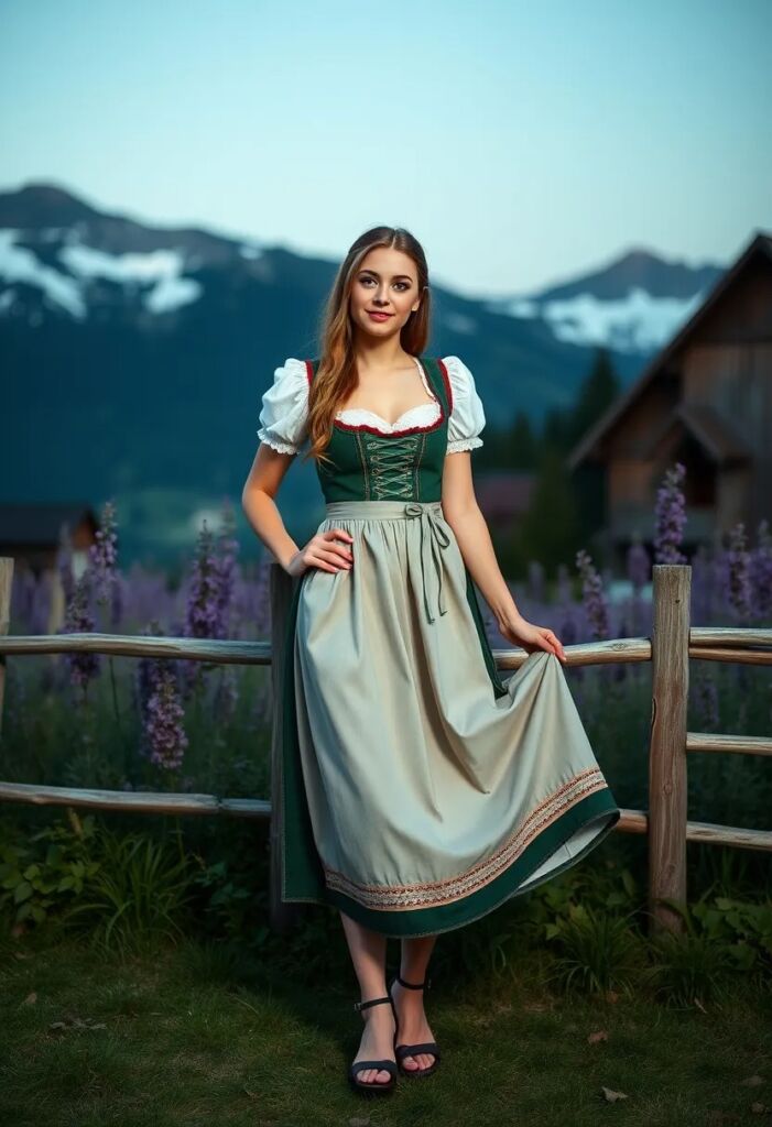 Stying a Dirndl to a Wedding