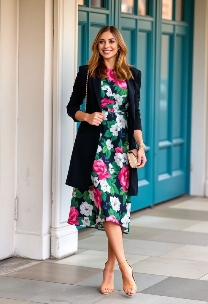 The Bold Patterned Dress