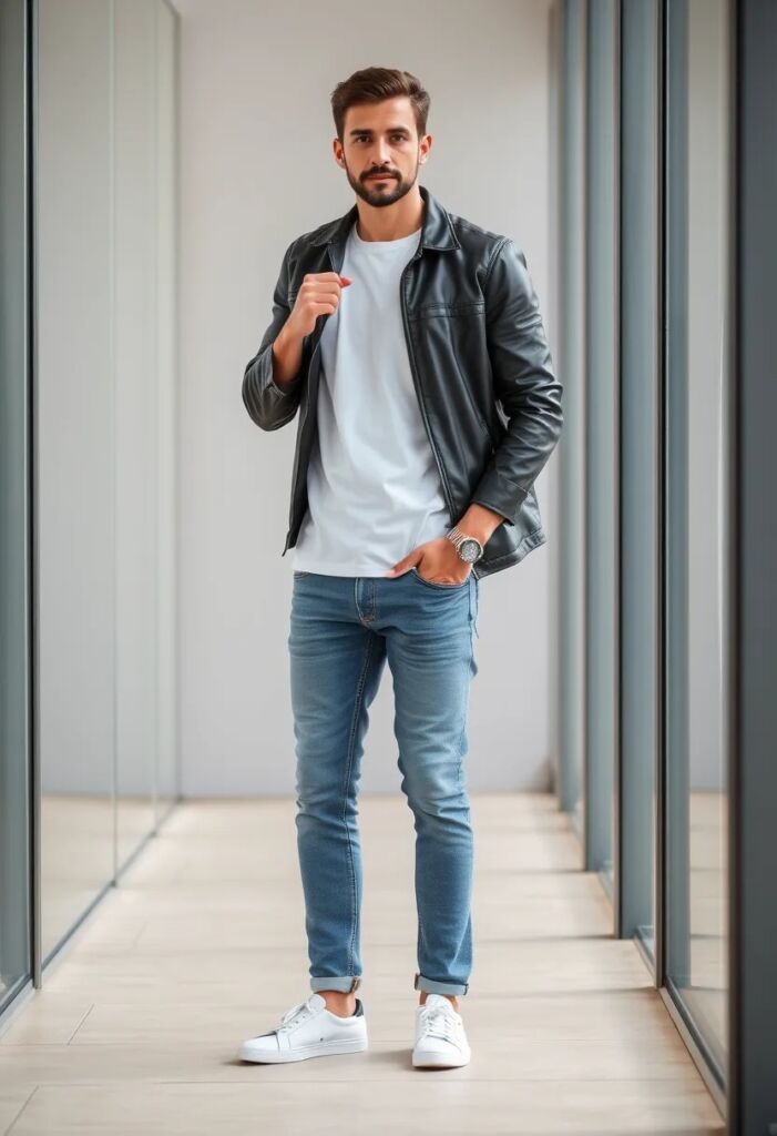 The Classic White T-Shirt and Jeans