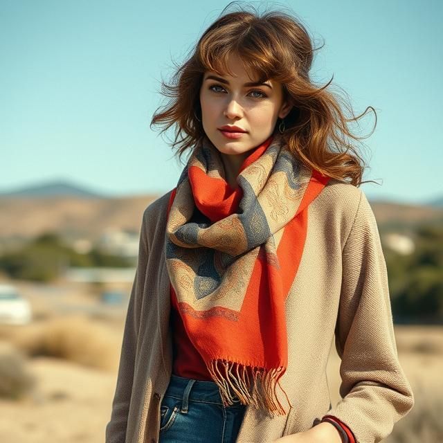 1970s style scarf