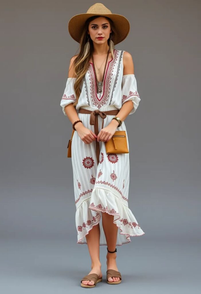 Boho Chic Free-Spirited Flair