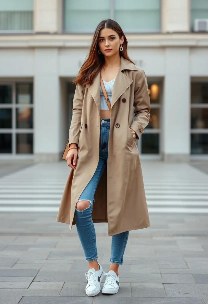 Petite Trench for Effortless Days