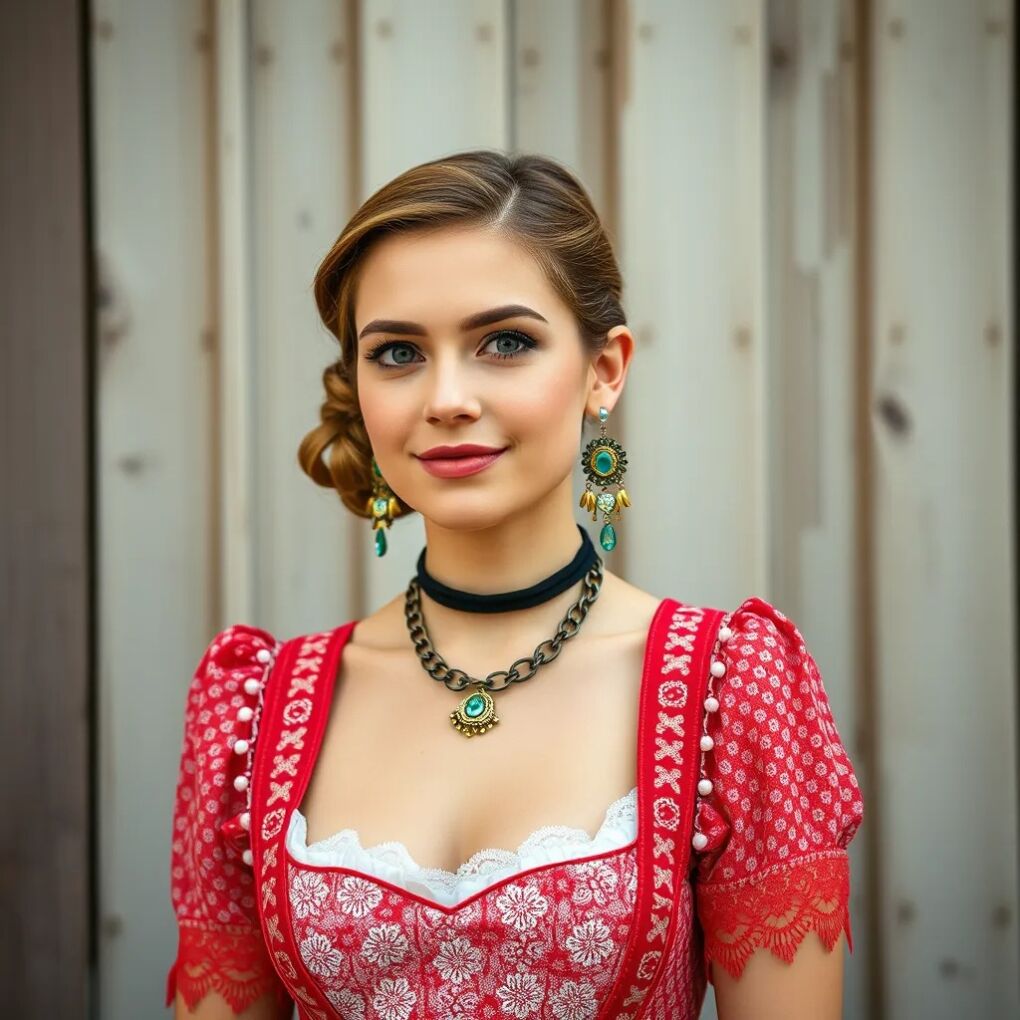 Bavarian Earrings to Pair with the Dirndl