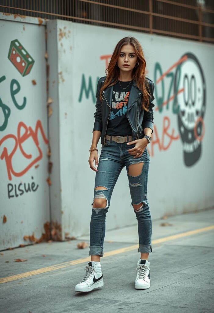 The Edgy Street Style